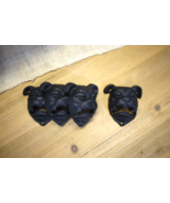 4 Bull Dog Bottle Opener Pit Bull Cast Iron Open Mouth Wall Mounted WHOL... - $455.97 MXN