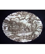 Vintage STAFFORDSHIRE Genuine Hand Engraving 12 3/4 Platter~ROYAL MAIL E... - £19.18 GBP