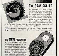 Haynes MCM Photometer And Gray Scaler 1939 Advertisement Photography DWKK11 - £15.70 GBP