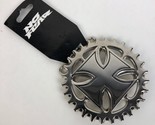 NOS No Fear 3.5” Spinner Belt Buckle MotorCycle Sprocket Iron Cross RARE... - $8.31