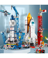Aviation Spaceport Model Space Shuttle Rocket Launch Center Construction... - $372.93 MXN+
