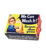Rosie the Riveter &quot;We Can Wash It&quot; Soap - Rosewater Jasmine  Mini Guest ... - £3.15 GBP