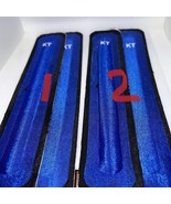 2 Pair TAPE KTFlex Flex Reinforced Adhesive Strips OUTER Knee Blue 2&quot; x 10&quot; - £14.40 GBP