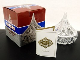 Crystal Kiss Candy DIsh, Godinger&#39;s Shannon Hand Crafted Lead Crystal, W... - $19.55
