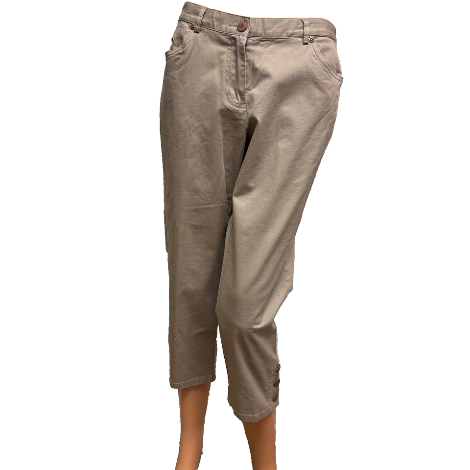 Vintage Ruby Rd 4P 5 pocket Capris sage NWT - $27.50