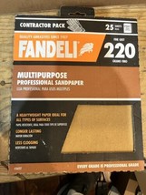 9 In. X 11 In. 220 Grit Fine Premium Aluminum Oxide Sandpaper (25-pack) ... - $24.74