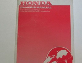 1998 Honda TRX400FW  C/F Owners Operators Manual Factory OEM Book NEW 1998 - $54.95