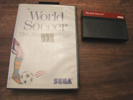 1987 Sega World Soccer The Mega Cartrige 5059 Made In Japan Football- Show Or... - $13.04