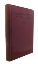 Andre Morize Problems And Methods Of Literary History : With Special Reference - £36.03 GBP