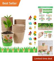 30-Piece DIY Garden Paper Craft Kit for Spring &amp; Summer Floral Creations - $42.52