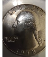 1978 D Quarter Error Filled In Mint Mark Beauty - $426.47 MXN