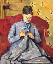 12607.Room Wall Poster.Interior art design.Paul Cezanne painting.Artist&#39;s Wife - £12.73 GBP+