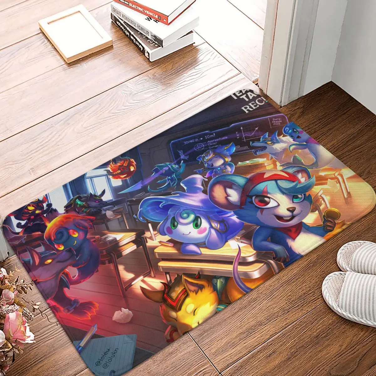 League of Legends LOL Teamfight Tactics Game Mat Tft Reckoning Classroom Rug Doo - $15.99