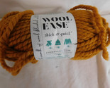 Lion Brand Wool Ease Thick &amp; Quick Butterscotch Dye Lot 636912 - £4.69 GBP