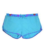 Malibu Girls Size 14 Blue Floral Trim Board Shorts New with Tags - £10.90 GBP