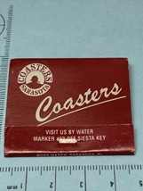 Vintage Matchbook Cover   Coasters  Marina Bar &amp; Seafood  Sarasota, Fla ... - £9.69 GBP