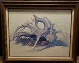 RUSS SMILEY Family Of Quails Signed 1950 Framed 35&quot;x29&quot; MCM  - $799.00