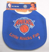 Nba New York Knicks Infant All Pro Baby Bib All Blue By Win Craft - £12.71 GBP