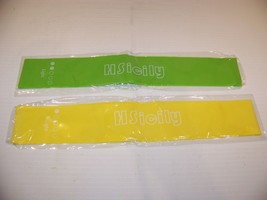 Hsicily Resistance Bands Extra Light Yellow, Light Green - $8.09