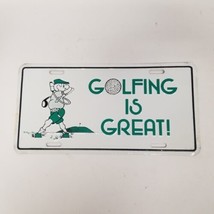 Vintage &quot;Golfing Is Great&quot; Novelty License Plate, Dad Gift, Golfing Collectible - $14.80