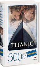 Titanic 500-Piece Blockbuster Movie Poster Jigsaw Puzzle VHS Box - £12.87 GBP