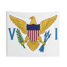 United States Virgin Islands Country Flag Wall Hanging Tapestry - £53.08 GBP+