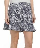 NWT TOMMY BAHAMA SWEETING CAY NAVY WHITE Golf Tennis Ruffle Hem Skort M &amp; L - $49.99