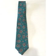 Paisley print design silk neck tie the Valeriano collection - £15.63 GBP