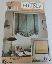 Simplicity Home Sewing Pattern Uncut 9117 Window Shades with Woven Tape Lang UC - $8.99