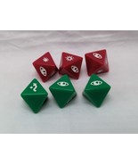 Set Of (6) Star Wars X-Wing Miniatures Game Dice (3) Green (3) Red - €10,18 EUR