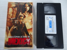 Once Upon a Time in Mexico VHS Tape with Johnny Depp &amp; Antonio Banderas - £5.49 GBP