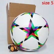 Custom LOGO Soccer Ball PU Seamless Team Match Football Training Balls High Qual - £96.73 GBP