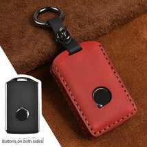 Leather Car Key Case For  XC40 XC60 S90 XC90 2016-2018 V90 Keychain Bag Remote F - £32.83 GBP