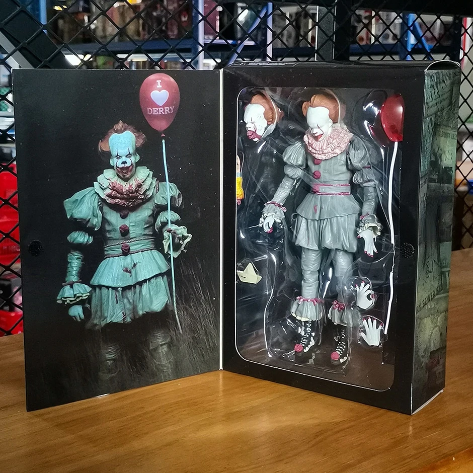 NECA Pennywise Action Figure Doll PVC Desktop Toy Model for Colletible - £27.36 GBP+