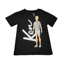 Ken Barbie Graphic T Shirt Womens Size XL Black Short Sleeve - £13.18 GBP