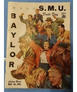 1954 Cotton Bowl Program Baylor Vs. S.M.U. Dad&#39;s Day Nov. 20 1954 Raymon... - $29.69