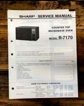 Sharp R-7170 Microwave  Service Manual *Original* - $14.47
