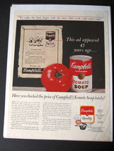 Vintage Campbell&#39;s Tomato Soup Advertisement - Campbell&#39;s Soup Ad - £10.26 GBP