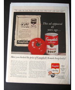 Vintage Campbell&#39;s Tomato Soup Advertisement - Campbell&#39;s Soup Ad - $12.99