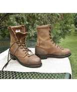 Vint. PD Tuff USA Apache Leather Paddock Boots-Silver Conchos-Kilties Wo... - $125.00