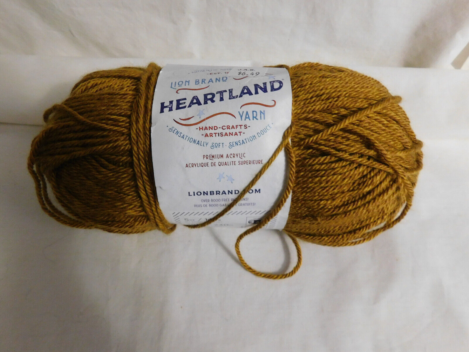 Lion Brand Yarn Heartland Bryce Canyon  Dye Lot 634816 - $4.99