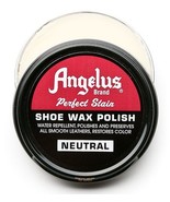 NEUTRAL Paste SHOE WAX POLISH Leather Shoes Boot 3 ounce tin ANGELUS 400... - $36.90 CAD