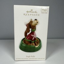 Hallmark JINGLE BELLS Keepsake Magic Ornament 2012 Dog Barks Song New! - £14.20 GBP