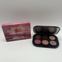 MAC Connect In Color Eye Shadow Palette In Rose Lens 6 Color Eyeshadow - £23.45 GBP
