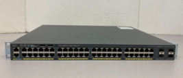 Cisco Catalyst 2960-X 48-Port Gigabit PoE+ Switch 370W WS-C2960X-48LPS-L - $69.95