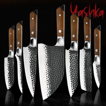 Handmade Chef Knife Set Outdoor BBQ Cooking Kitchen Home Tools Butcher Knives - £23.23 GBP+
