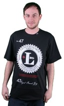 LRG Papel Chase Camiseta Camisa En Blanco y Negro - £10.57 GBP