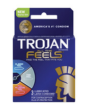 Trojan All the Feels Condom - Pack of 3 - £15.46 GBP