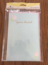 American Greetings 10 Count Invitations Blank On Reverse  Ships N 24h - $4.94