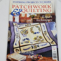 Vintage 2001 Patchwork &amp; Quilting Expert Techniques Craft Magazine - £6.80 GBP